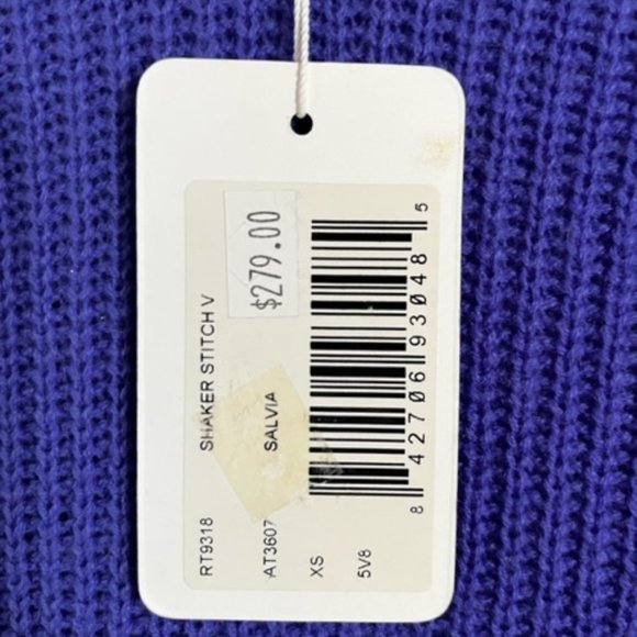 NWT AUTUMN CASHMERE 100% CASHMERE WOMENS LIGHTWEIGHT SWEATER SIZE XS - Picture 6 of 7